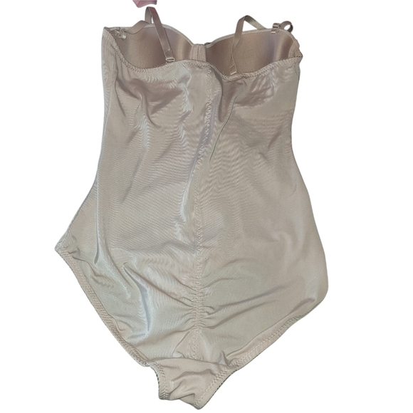 Heavenly Shapewear Nude Colored Bodysuit 1X - Picture 2 of 4